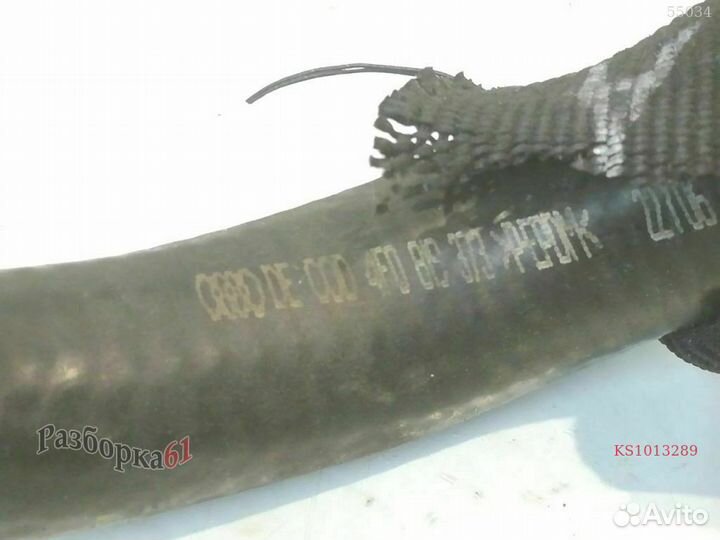 Патрубок охлаждения audi A6 C6 Обратная магистраль