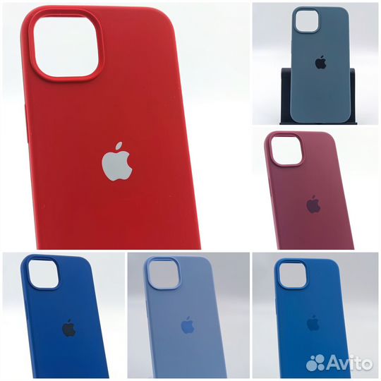 Силиконовый чехол для iPhone с защитой камеры