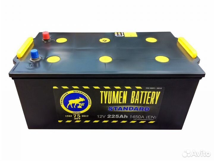 Акб 225Ач Tyumen Standard. Прямые поставки
