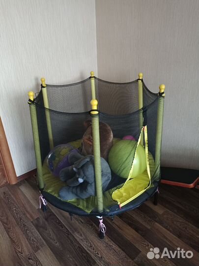 Батут с сеткой