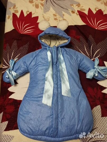 Конверт на выписку для мальчика зимний