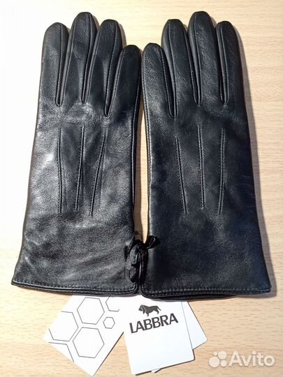 Перчатки женские labbra LB-0825 black р.7