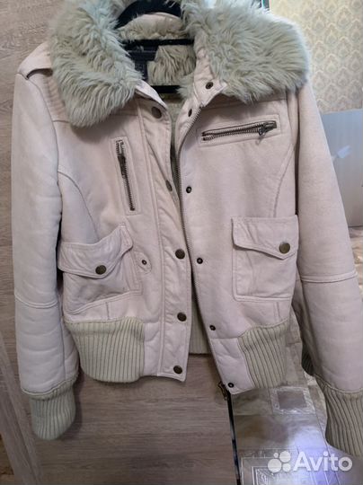 Замшевая куртка mango