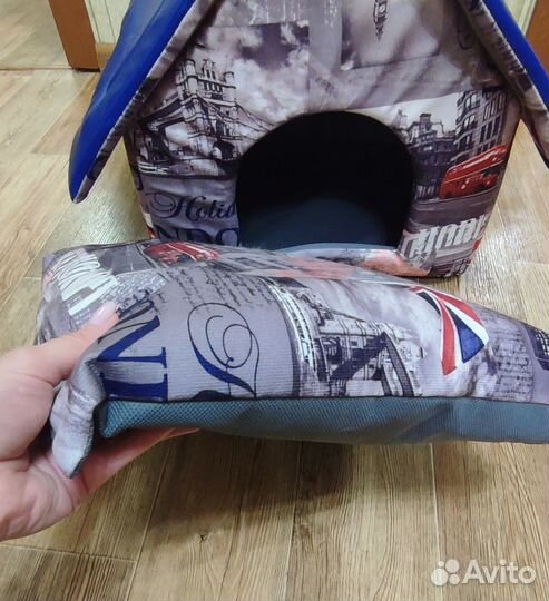 Домик лежанка для кошки и собаки Новый