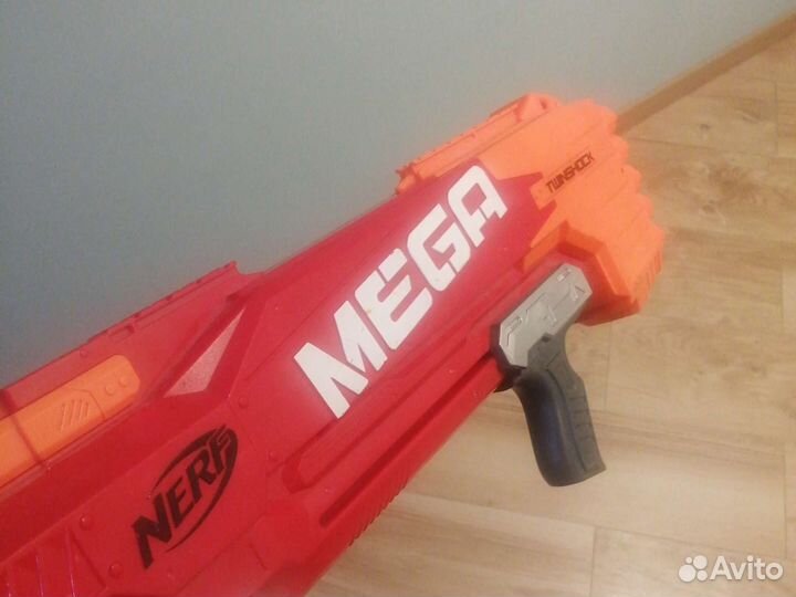 Бластер nerf mega twinshock