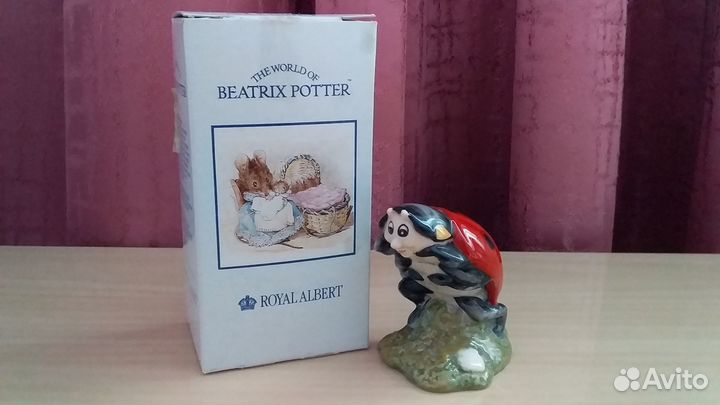 Фигурка Божья коровка. Beatrix Potter Royal Albert