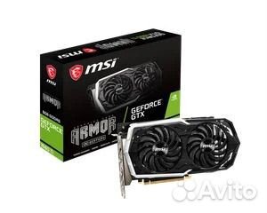 Видеокарта gtx 1660 ti 6gb MSI armor на гарантии