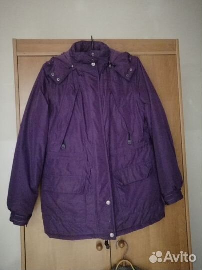 Куртка новая зимняя женская 48 50 цвет баклажан