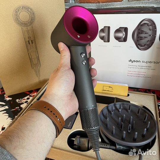 Фен Dyson hd03 фуксия