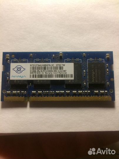 Оперативная память Nanya 512Mb DDR2