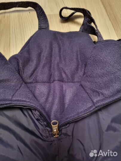 Зимние штаны полукомбинезон 122