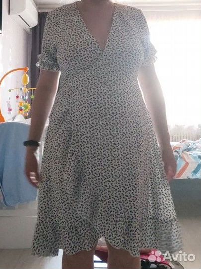 Платье на запах летнее