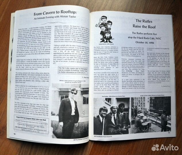 Журнал Off The Beatle Track 1997 Битлз журнал