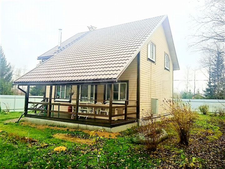 Коттедж 120 м² на участке 10 сот.