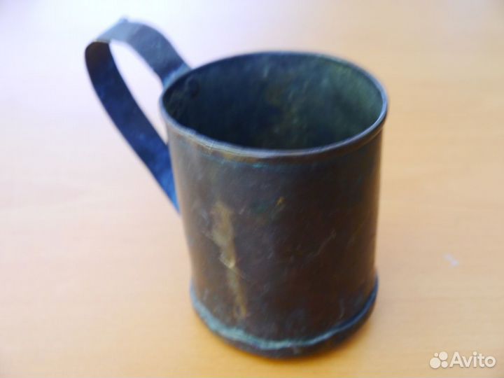 Бруттальный подстаканник-кружка из бронзы, ВОВ