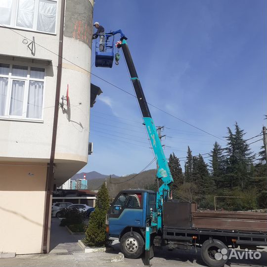 Аренда и услуги телескопической автовышки, 200 кг, 10 м