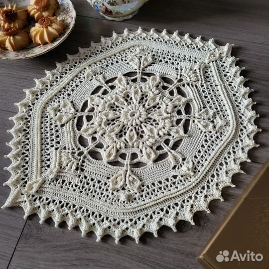 Салфетка крючком