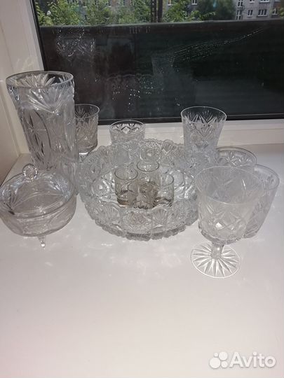 Посуда хрустальная