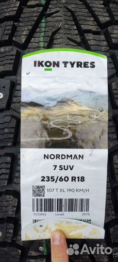 Nokian Tyres Nordman 7 SUV 235/60 R18 107T