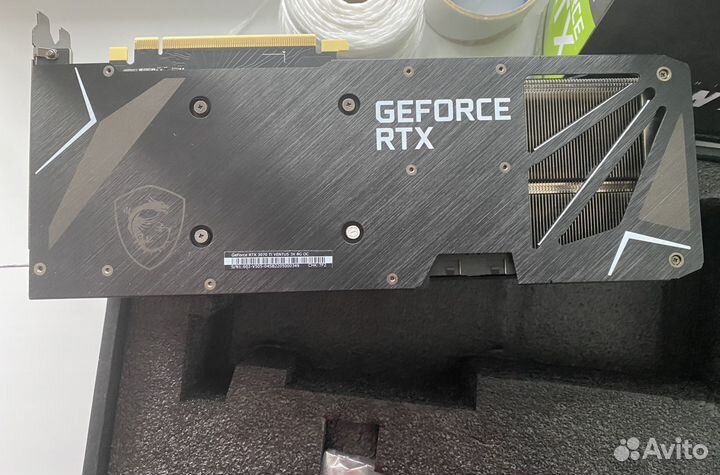Видеокарта MSI GeForce RTX 3070 Ti ventus 3X 8G OC