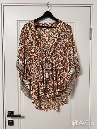 Пляжная накидка бохо