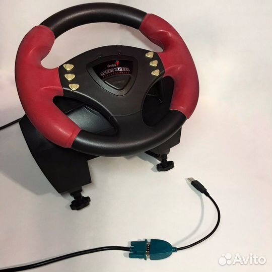 Игровой руль с педалями