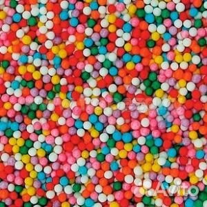 Посыпка для мороженого и десертов Шарики 1 кг/уп