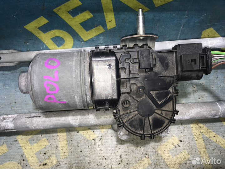 Трапеция моторчик дворников Volkswagen Polo Rus