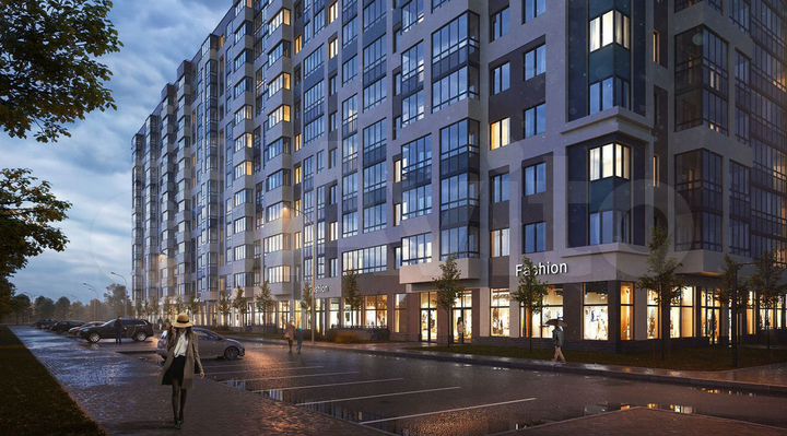 2-к. квартира, 55,4 м², 3/12 эт.