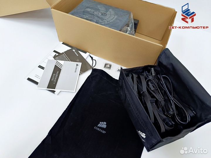 Блок питания Corsair HX1200i (полный комплект)