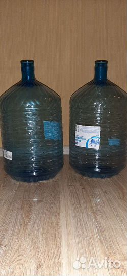 Бутылка 19 литров пластик