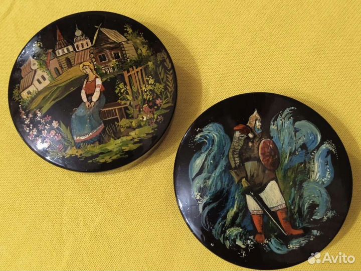 Пудреница СССР шкатулка винтаж