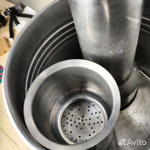 Самовар 3,5 литра на дровах, турецкий, два крана