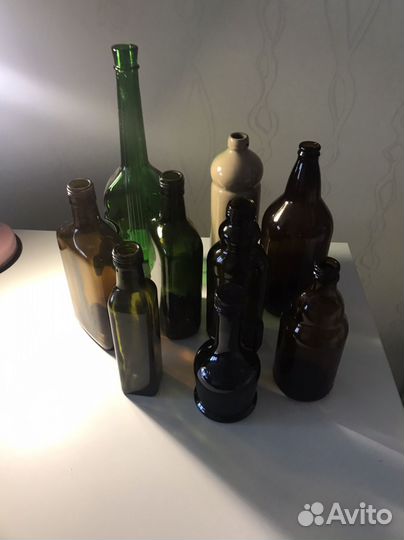 Декоративная интеръерная бутылка