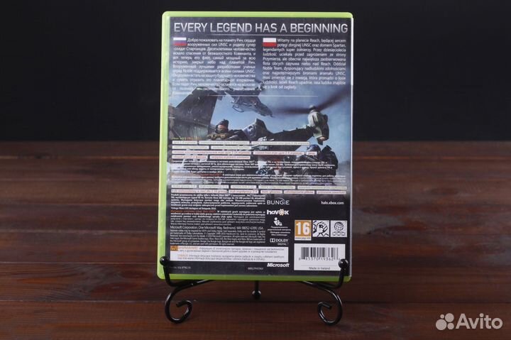 Xbox 360 Halo Reach Лицензия