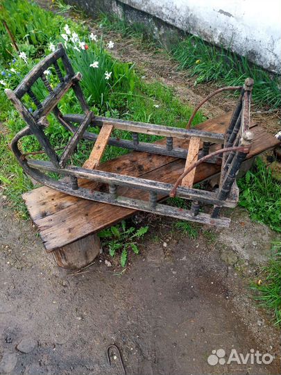 Сани малые старинные