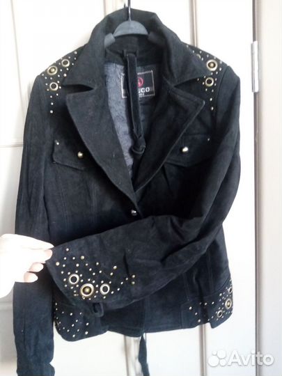 Пиджак женский натуральная замша
