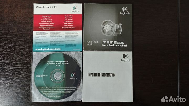 Игровой руль Logitech momo Racing Force