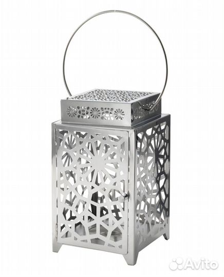 Фонарь подсвечник Хембьюден Икеа. 32 см