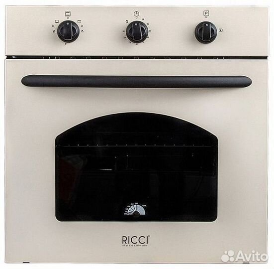 Газовый духовой шкаф ricci RGO-610BG