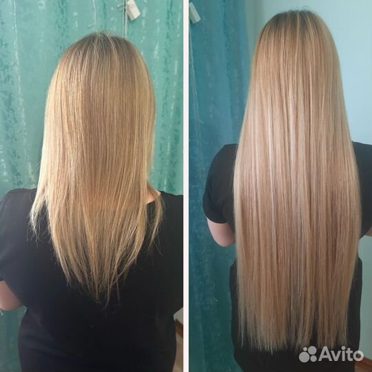 Наращивание волос модель