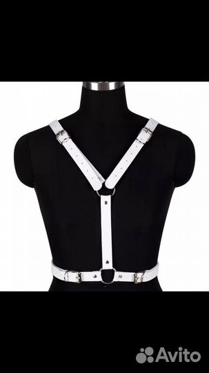 Портупея кожаная с крыльями ремень на тело