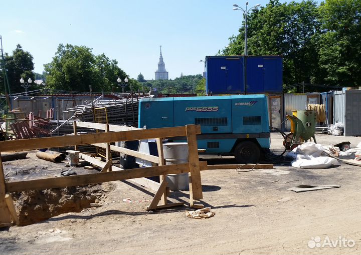 Аренда дизельного компрессора 18 куб.м./мин