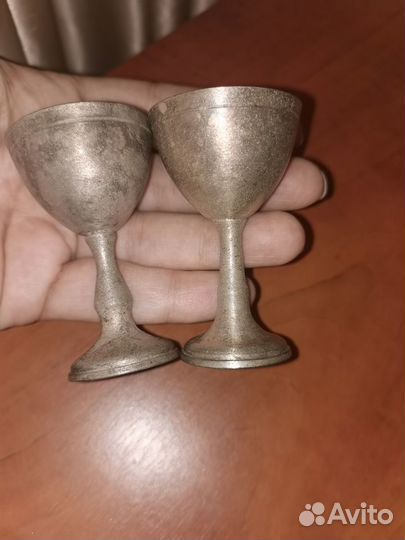 Мельхиоровые рюмки