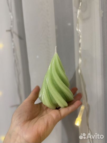 Свечи мандаринки. Натуральный пчелиный воск