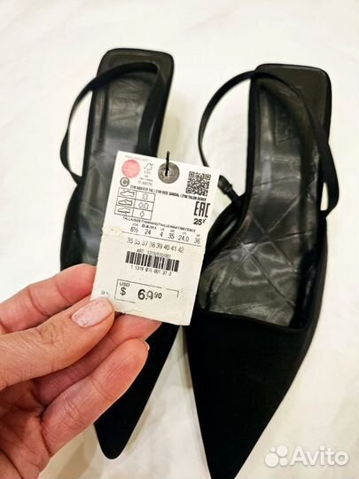 Новые лодочки zara