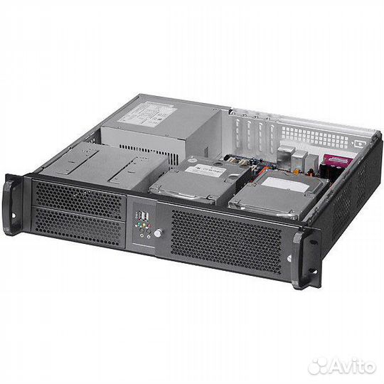 Server Case 2U Procase EM238F-B-0 без бп
