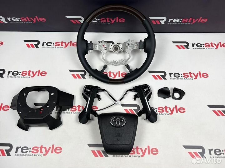 Руль Toyota Land Cruiser 200 в Стиле 16г