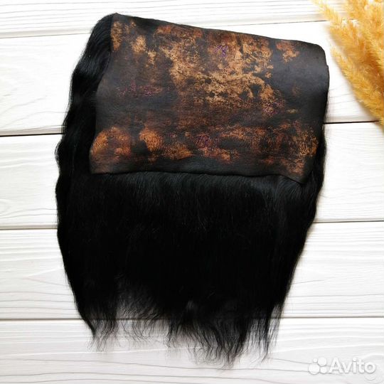 Волосы для кукол. Шкурка ангорской козы