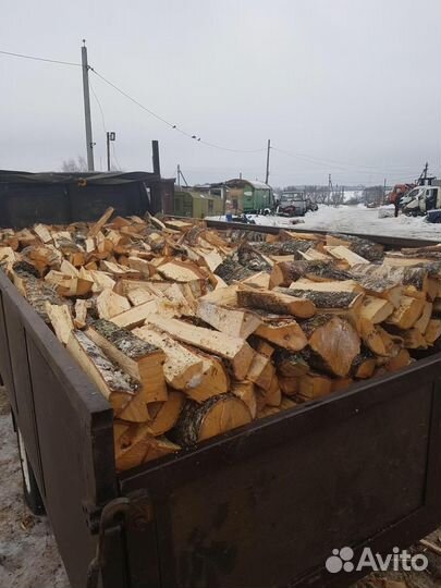 Дрова березовые колотые